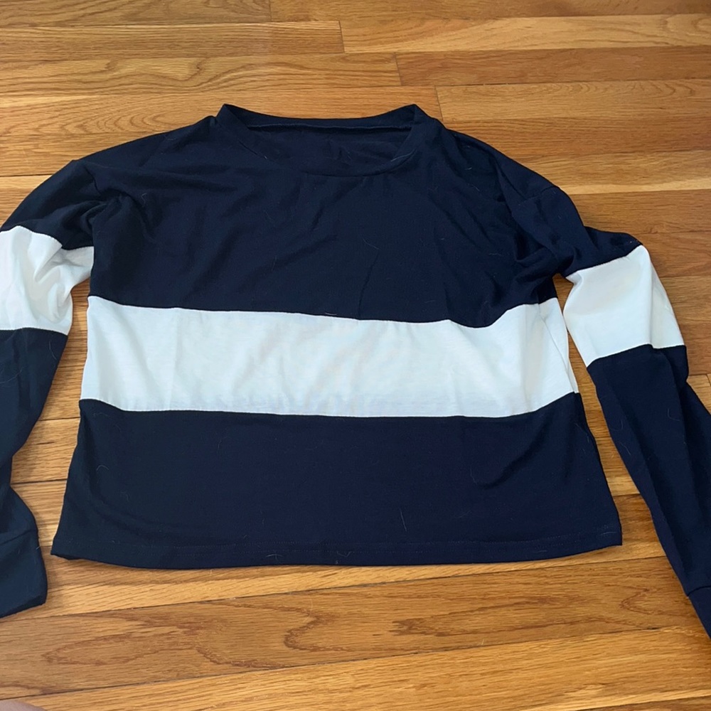 Cropped Striped Shirt